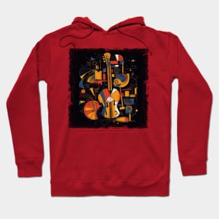 Abstract music instruments Hoodie